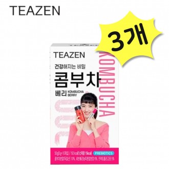 Teazen Kombucha Berry 30 gói Nước uống lên men Nước uống thay thế có ga Bột prebiotic Lactobacillus [Tham khảo mô tả chi tiết về nguồn gốc]