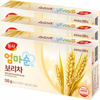 Trà lúa mạch Dongseo Momsun 8g x 45 gói (15 x 3)