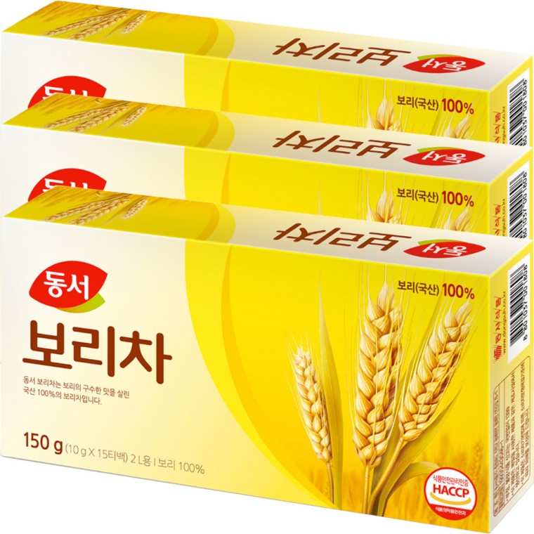 Trà lúa mạch Dongseo 10g x 45 gói (15 x 3)