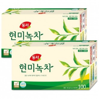 Trà xanh gạo lứt Dongseo 1.5g x 200T (100 x 2)