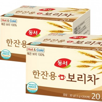 Trà lúa mạch Dongseo 1,5g x 40 gói (20 x 2)