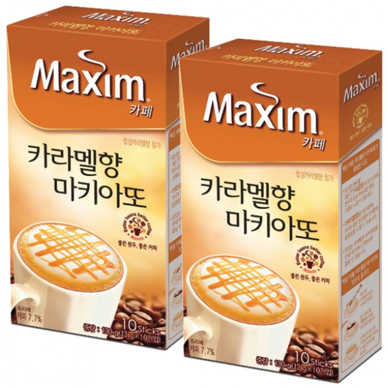 Maxim Cafe Caramel Macchiato 20T (10 miếng x 2)