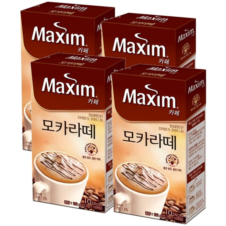 Maxim Cafe Mocha Latte 40T (10 miếng x 4)