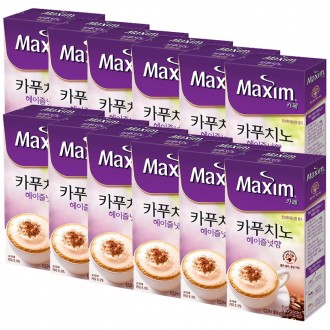 Maxim Cafe Cappuccino Hazelnut 120T (10 miếng x 12 miếng)