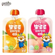 Thạch nước Pororo 120ml Đào cam 10 cái, tổng cộng 20 cái