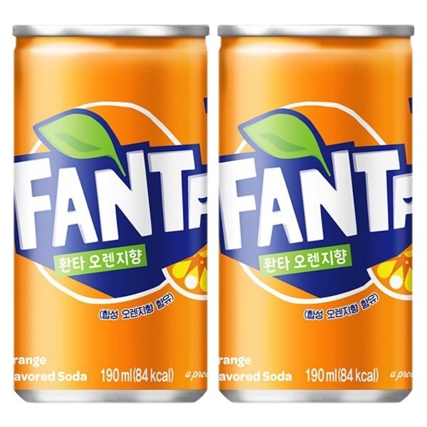 Fanta Cam 190ml x 60 lon (30 lon x 2 hộp)