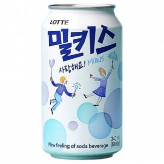 Lotte Milkis 340ml x 24 lon