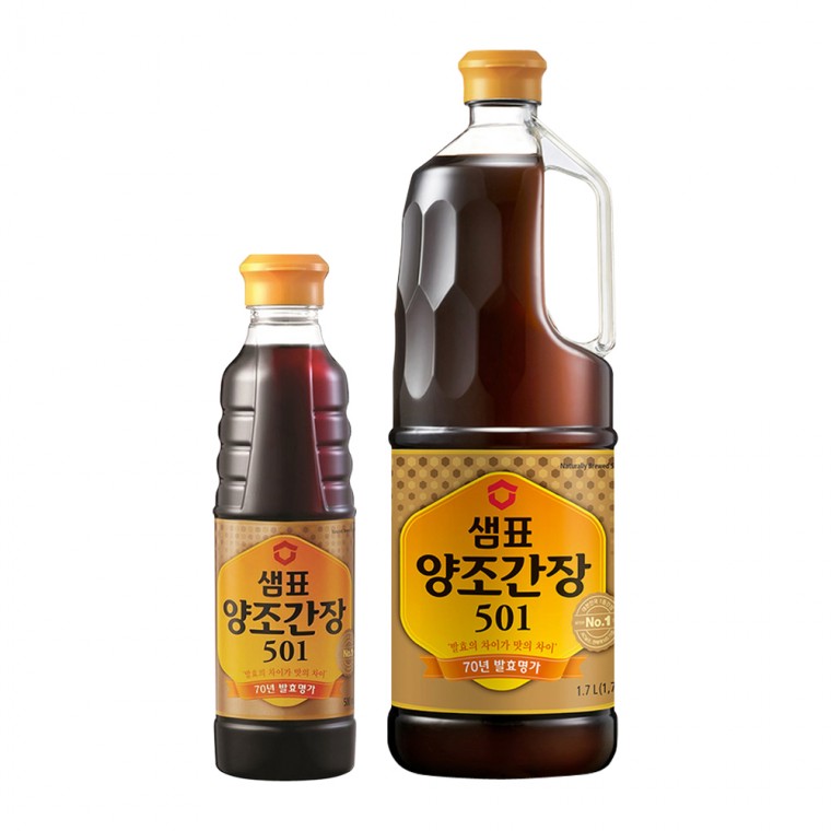 [Sampyo]Nước tương ủ Sempio 501 1.7L + 500ML Set