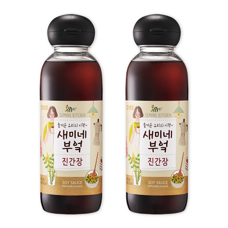 Nước tương đen Sempio Sammy's Kitchen 450ML x 2