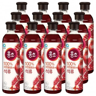 Daesang Cheongjeongwon Hongcho Lựu 900ML x 12