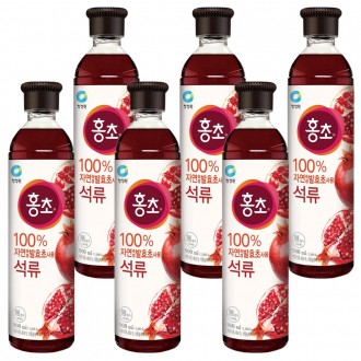 Daesang Cheongjeongwon Hongcho Lựu 900ML x 6