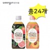 Trà ô long đào Woongjin Teazle Zero 500 & Trà đen bưởi Zero 500ml