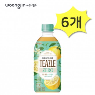 Trà xanh Woongjin Teazle Yuja Zero 500ml