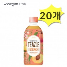 Trà ô long đào Woongjin Teazle Zero 500ml