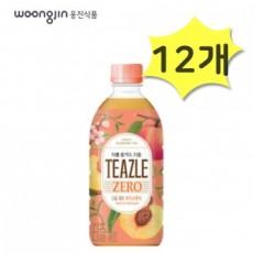 Trà ô long đào Woongjin Teazle Zero 500ml