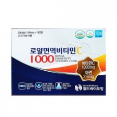 World Biopharm - Royal Immune Vitamin C1000 1 160mg x 180 viên, dùng 6 tháng