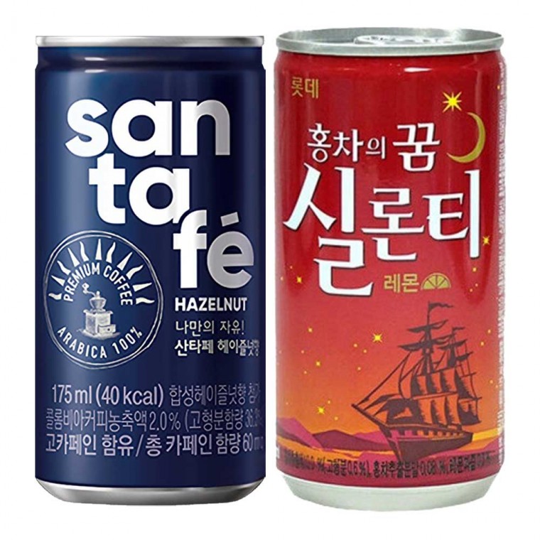 Santa Fe Hazelnut 175ml + Trà Ceylon 175ml (60 lon)