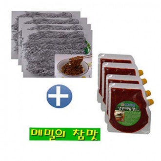 Mì sống Bongpyeong, kiều mạch kalguksu, set mì bibim (5,6kg + sốt bibim 2kg)