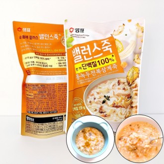 Một Bữa Protein 100% Cháo Cân Bằng Sempio Đậu Xanh Bào Ngư Samgye 420g