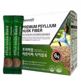 Naturalize Premium Psyllium Husk Chất xơ ăn kiêng 6g x 30 gói