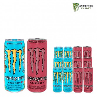 Monster Energy Mango Loco 355 & Pipeline 355ml