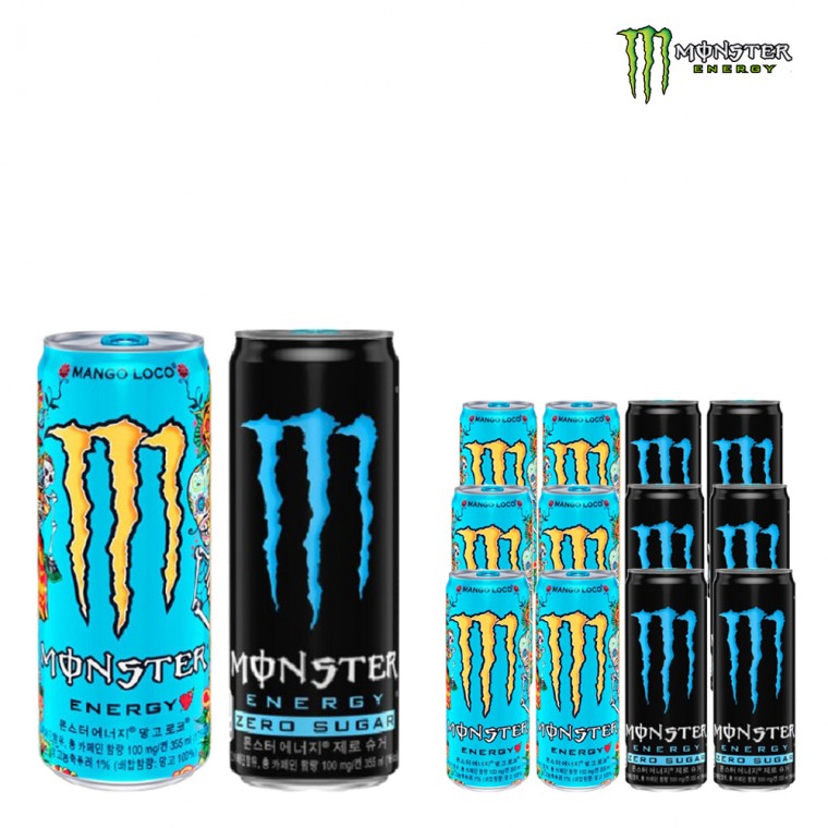 Monster Energy Mango Loco 355 & Zero 355ml