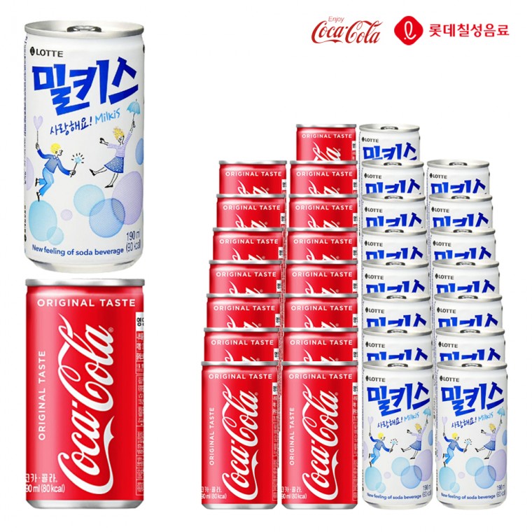 Coca-Cola 190 & Milkis 190ml