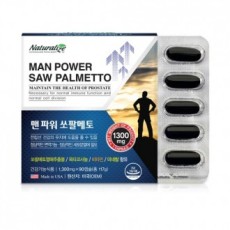 Naturalize - Manpower Saw Palmetto 1300mg x 90 viên, dùng 3 tháng