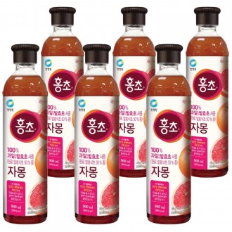 Daesang Cheongjeongwon Hongcho Bưởi 900ml x 6