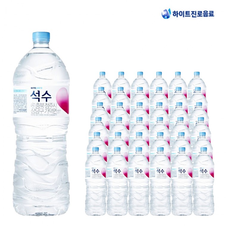 Trắng Jinro Seoksu 2L x 36 nước đóng chai 2 lít nước khoáng đóng chai nước giao hàng uống nước suối