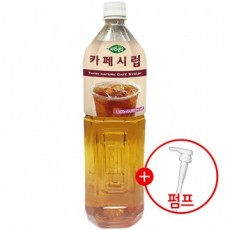 Heechang Cafe Syrup 1.5L + Xi-rô Bơm Miễn Phí