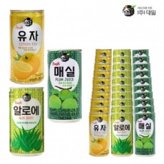 Daeil Chammalk Yuzu 175 & Lô Hội 175 & Quả Mận 175ml