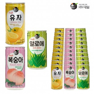 Daeil Chammalk Yuzu 175 & Đào 175 & Nha Đam 175ml