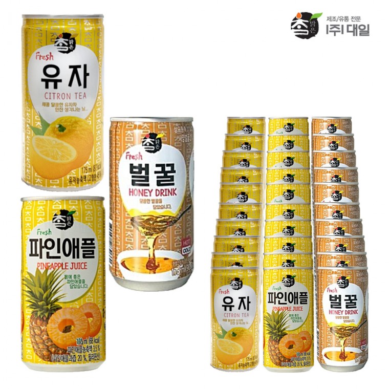 Daeil Chammalkeun Yuzu 175 & Dứa 175 & Mật Ong 175ml