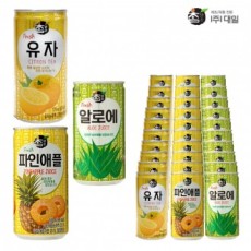 Daeil Chammalkal Yuzu 175 & Dứa 175 & Nha Đam 175ml