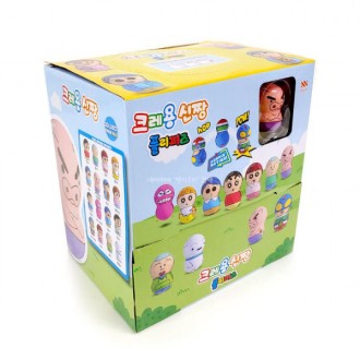 Crayon Shin-jjang Flippers Crayon Shin-chan Roly-poly Kẹo ngọt 20 miếng + 1 hộp