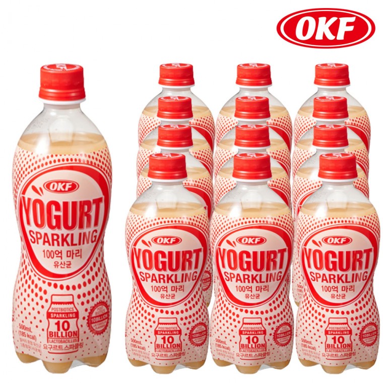 Sữa chua sủi OKF 500ml x 12