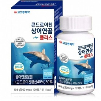 Dược phẩm Kolon Chondroitin Shark Cartilage Plus 120 viên, cung cấp 2 tháng