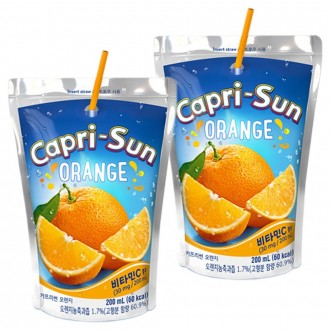 Capri Sun Orange 200ml x 20 miếng (10 miếng x 2 hộp)