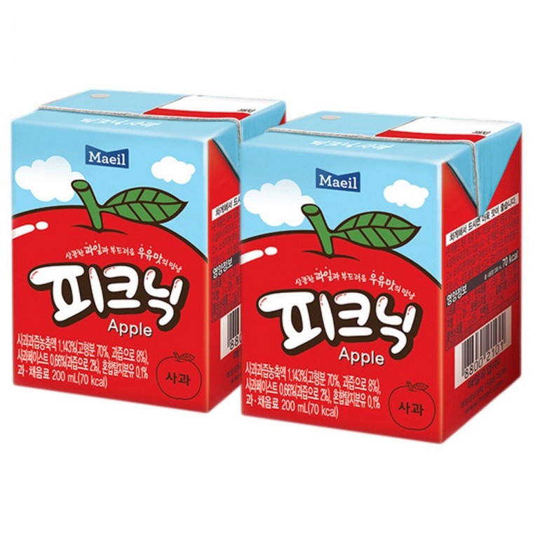 Táo Picnic Hàng Ngày 200ml x 48 gói (24 gói x 2 hộp)