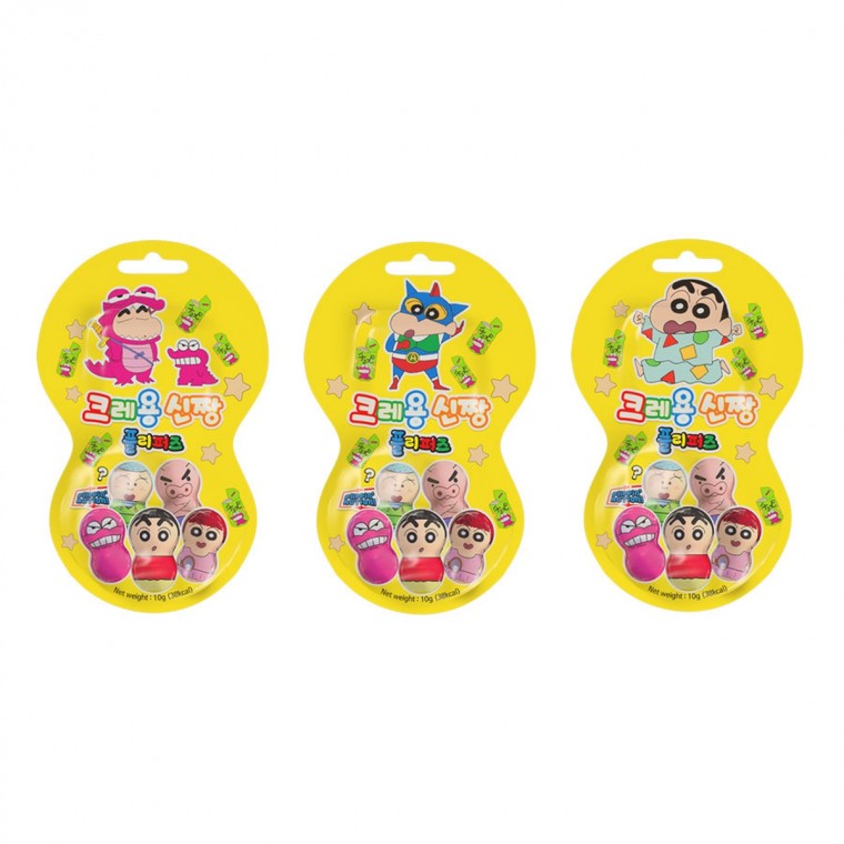 Crayon Shinjjang Flippers Crayon Shinchan Roly Poly Kẹo ngọt cá nhân