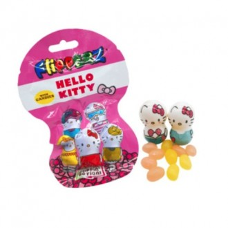 Hello Kitty Flippers Jelly Bean Roly Poly Kẹo ngọt 1 miếng