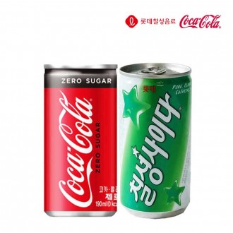 Coca-Cola Zero & Chilsung Rượu Táo 190ml