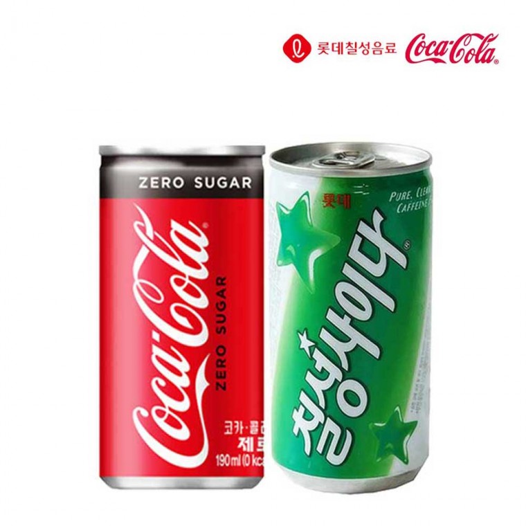 Coca-Cola Zero & Chilsung Rượu Táo 190ml