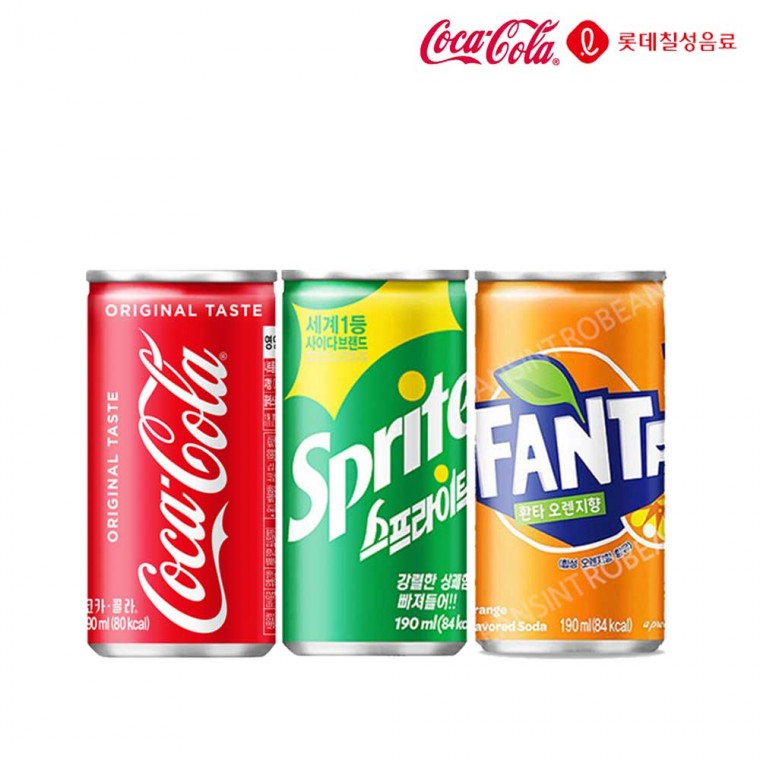 Coca Cola & Fanta Cam & Sprite 190ml