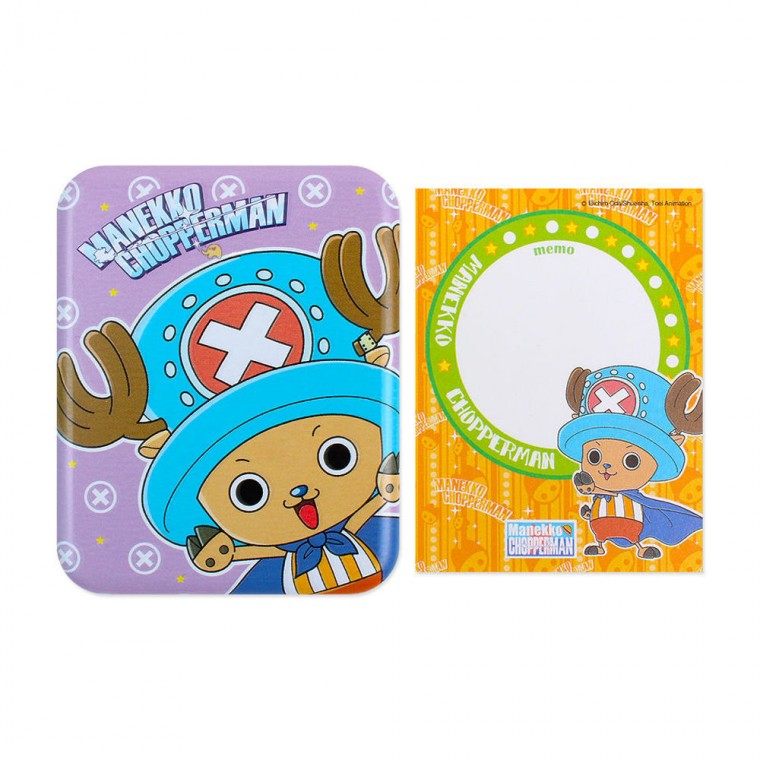 Daewon & Book One Piece Chopper Tin Case Memo Pad (Tím)