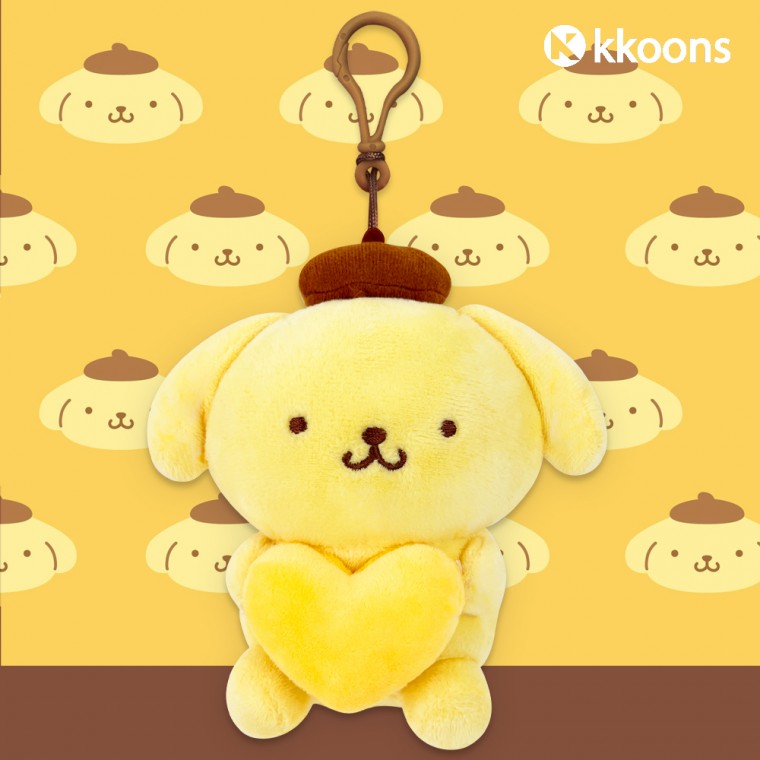 Búp bê Sanrio Pom Pom Purin Heart Edition Doll 15cm