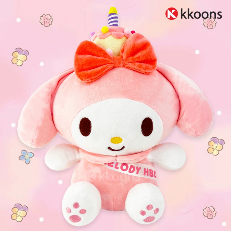 Búp bê Sanrio dễ thương Bánh búp bê My Melody sự kiện Mamel phiên bản 25cm