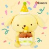 Búp bê Sanrio Búp bê Pom Pom Purin dễ thương Phiên bản chúc mừng sinh nhật 25cm