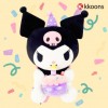 Búp bê Sanrio Búp bê Kuromi dễ thương phiên bản chúc mừng sinh nhật 25cm